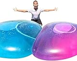 ♥ AMPLIA GAMA DE USOS: La pelota de playa inflable se puede usar como juguetes al aire libre, alinearse para fiestas, regalos de cumpleaños, taburetes, deportes y suministros de entretenimiento.