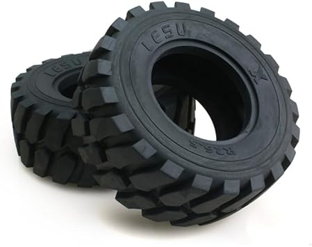 إطارات العجلات المطاطية 110 مم القطر 45 مم الارتفاع لـ 1/15 RC Loader DIY Car Model