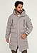 Soulstar Herren Parka Winterjacke mit Kapuze Winterparka Lange Steppjacke Wintermantel Outdoorjacke Pufferjacke Mens Jacket S2_MJ-MANGO-Grey-M