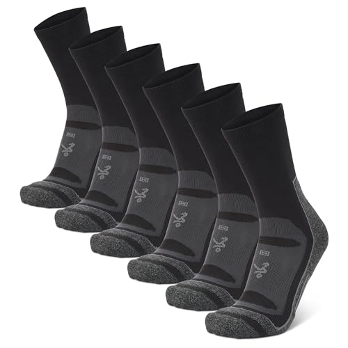 Balega Blister Resist Performance Crew Athletic Running Socks for Men and Women (6-Pack)