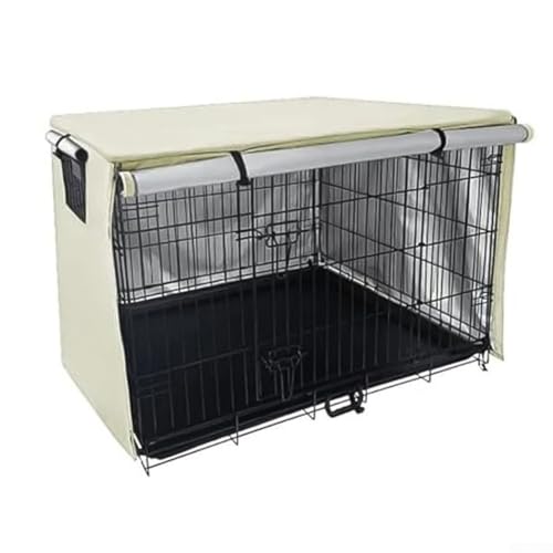 Housse de cage pour chien imperméable avec aération en maille et isolation soleil