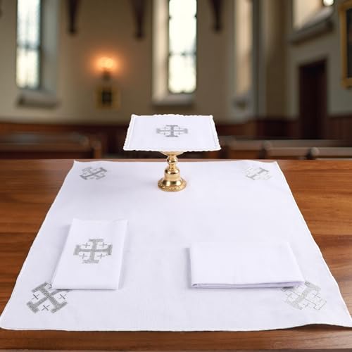Set de 4 accesorios de altar de tela para iglesias TALPGOD miniatura 1