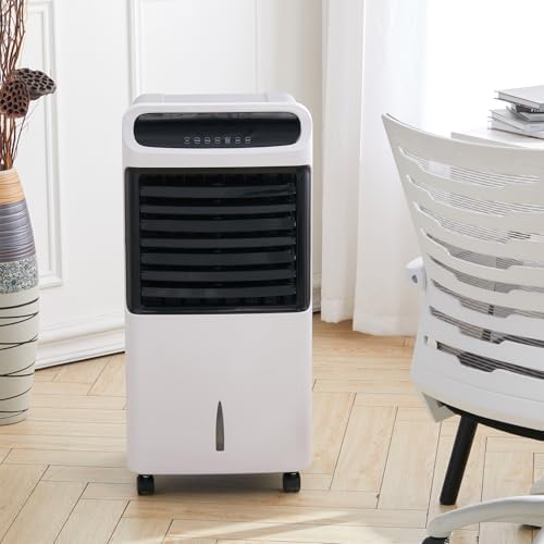 Bild 6 - Tragbare Klimaanlage 3-in-1 80/2000 W: Heizung und Kühlung, Luftentfeuchter, einfach zu bewegen – ideal für Räume bis 80 m², 61 x 32 x 33 cm