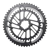 Generico Set Doppie Corone for Bici da Strada 50-34T 53-39T 46-30T 52-36T 9-12 velocità(46-30T)