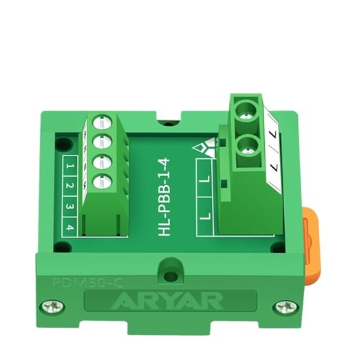 Caja de distribución monofásica para riel DIN: cableado ordenado de 1 entrada a 4 salidas 2
