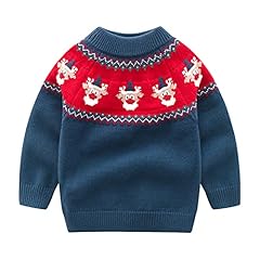Cartoon Reindeer Navy Blue