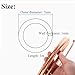 SHOUCAN Copper Round Tube, OD 7Mm, ID 5Mm, Length 1M, T2 Pure Copper Tubes for Air Conditioners, DIY Projects, Refrigerators, Industry