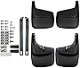 A-Premium Set of 4PCS Mud Flaps Splash Guards Mudguards Mudflaps with Hardware Kits Compatible with Ford F-250 F-350 F-450 F-550 Super Duty, 1999-2010, Pickup, (W/O Fender Flares), Front and Rear