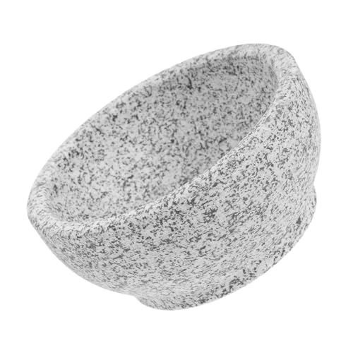 Cabilock Cuenco Coreano de Piedra Natural para Bibimbap y Ramen Olla Pequeña para Sopa y Mariscos Diseño con Alta Retención de Calor y Estructura Profunda Derrames para Cocina Japonesa y