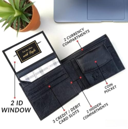 Image of Yadava Gift for Man - Leather Wallet & Belt Combo
