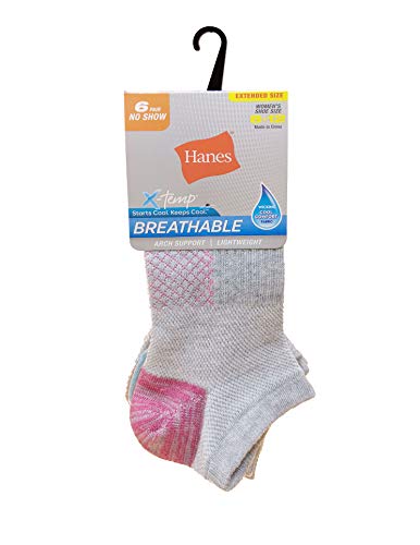 Hanes Women's 4B3/6 Casual Sock (pack of 6)