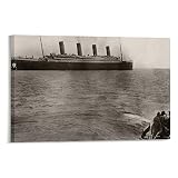 A Poster of The Last Photograph of The Titanic - an Excellent Gift and Decoration for History and Cr