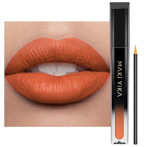 MAKI YIKA Orange Lipstick for Women Color Stay Long Lasting Lipsticks