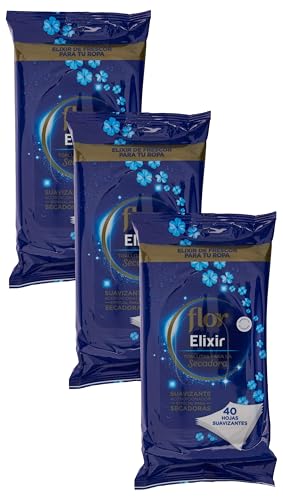 Flor Elixir Secadoras Suavizante Acondicionador, 430g (Paquete de 3)