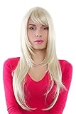 marca: WIG ME UP WIG ME UP- Peluca, Wig pelo largo, liso, rubio, claro GFW09-613 70cms