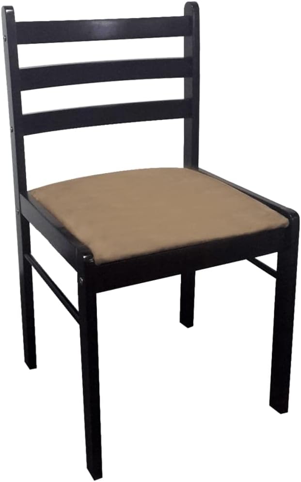 Dining Chairs 4 pcs,Patio Chairs,Porch Chairs,Outdoor Chairs,Lounge Chairs,Library Chairs,Hospitality Chair,for Room,Living Waiting,Farmhouse,Coffee Shop,Outdoor,Brown Solid Rubber Wood and Velvet