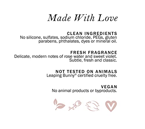 Roze + Quartz Hair Conditioner For Damaged Dry Hair-Paraben, Silicone & Sulfate Free Conditioner Hair Repair Treatment For Damaged Hair-Vegan Conditioner For Colored Hair & All Chemically Treated Hair- 2 Fl Oz / 60 Ml #TOP3