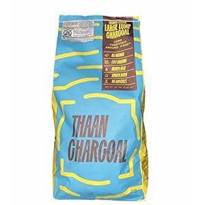 Thaan Charcoal, Premium Select Very Large Lump Natural Hardwood Charcoal