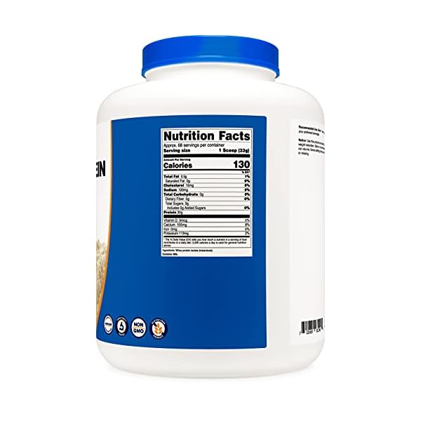 Nutricost Whey Protein Isolate (Unflavored) 5LBS Jump Manual