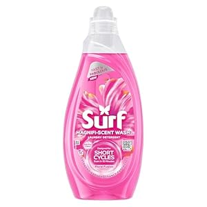 Surf Magnifi-Scent Wash Floral Fusion Laundry Liquid For Short Cycles Fast and Fabulous Fragrance 1.485 L (55 Washes)