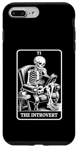 The Introvert Tarot Card Indoorsy Men Inrovert �X�}�z�P�[�X iPhone 7 Plus/8 Plus �p