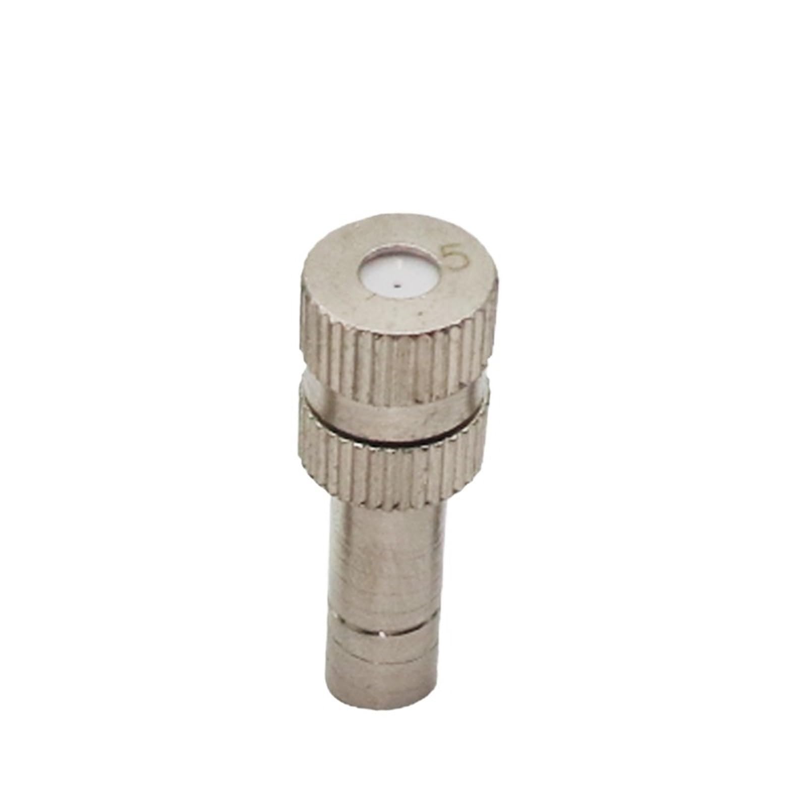 Lcvzxcfkx 0.5Mmx20pcs 6Mm Quick Fitting Brass Nozzles Misting Fogging Slip Lock Sprinkler