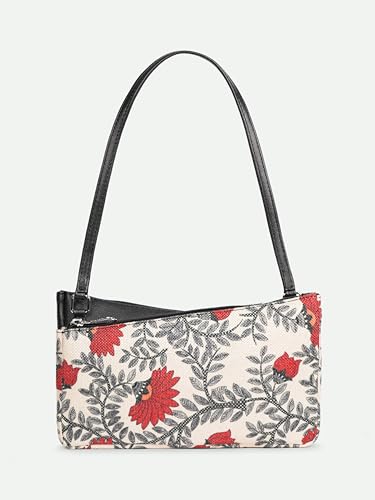Image of ZOUK Kiya Small Shoulder Bag for Women - Dual-Sided Shoulder Bag with Criss-Cross Design| Handcrafted Purse with Dual Zipper Compartments & Water-Resistant Lining |