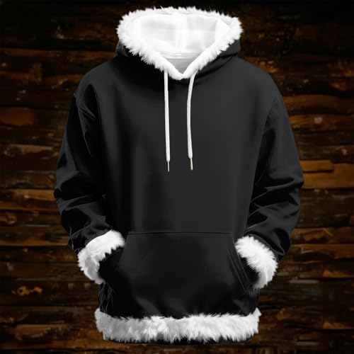 Chaqueta de color liso otoño e invierno con diseño amplio negro 2