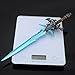 KUNRUI Wow Frostmourne Model,Frost Effect Coloring, Length 30Cm/12In, All Metal Material with Display Stand