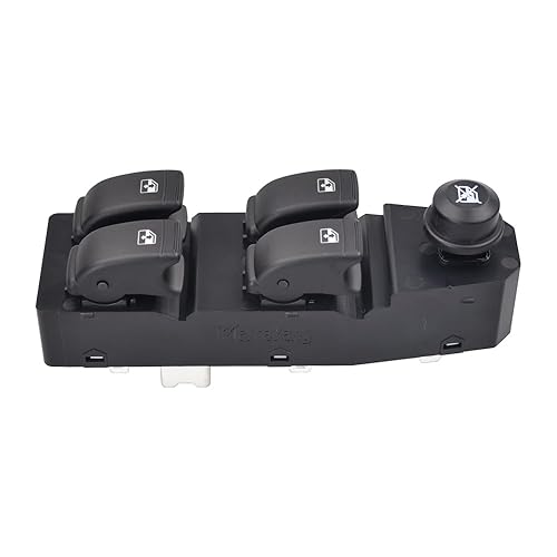 Miniatura 4 de Interruptor maestro de elevalunas eléctrico LHD Interruptor de control principal de elevalunas eléctrico Interruptor de control de botón de cristal