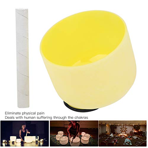 VBESTLIFE Tigela de canto, tigela de cristal, quartzo elegante coordenada liberação pressão meditaçã