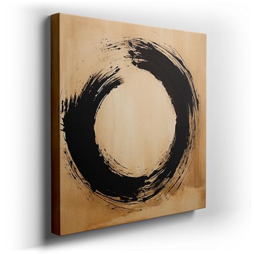 Art Wall: Zen Philosophy Embodied In a Bold Enso Circle,