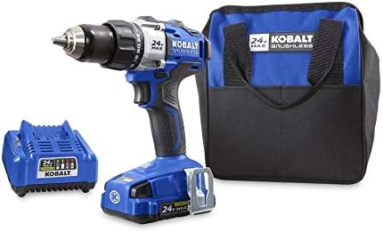 Kobalt 24-Volt Max Lithium Ion (Li-ion) 1/2-in Cordless Brushless Drill with Battery and Soft Case