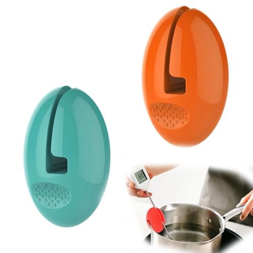 Hayaww 2 Stück Thermometerhalter Silikon Thermometer Clip Temperaturfühler Halter für Töpfe Temperatur Clip für Kochgeschirr Hitzebeständiger Thermometer Halter messung Prise Topf Werkzeug (A) Hayaww 2 Stück Thermometerhalter Silikon Thermometer Clip Temperaturfühler Halter für Töpfe Temperatur Clip für Kochgeschirr Hitzebeständiger Thermometer Halter messung Prise Topf Werkzeug (A)
