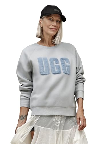 UGG womens Madeline Fuzzy Logo Crewneck