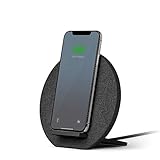 Native Union Dock Wireless Charger Stand - High Speed [Qi Certified] 10W Versatile Fast Wireless Charging Stand - Compatible with iPhone 11/11 Pro/11 Pro Max/Xs/XS Max/XR/X/8/8 Plus (Slate)