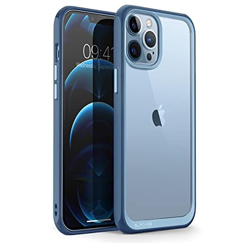 SUPCASE Unicorn Beetle Style Series Case for iPhone 13 Pro Max (2021 Release) 6.7 Inch, Premium Hybrid Protective Clear Case (Azure)