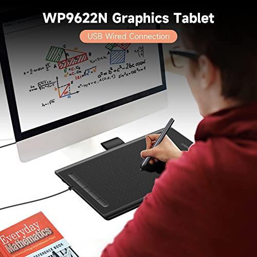 Tableta gráfica dibujo con 8192 niveles de presión, resolución 5080LPI y lectura rápida 230PPS 8