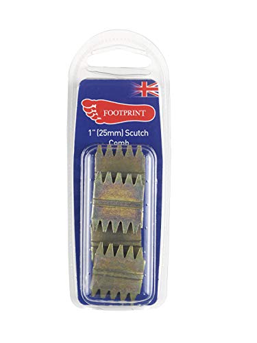 Footprint 5 Pack of 1 Inch / 25mm Scutch Combs, for use with a Scutch Chisel
