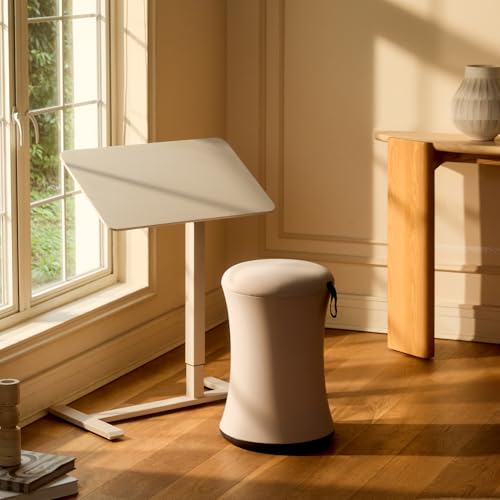 Image of TopJob Boba Chair Stylish Ergonomic Active Wobble Stool, ADHD Chair, Improves Posture and Focus, Ergonomic with Height Adjustable Stool for Adults Children for Home Office