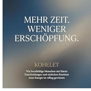 Mehr Zeit. Weniger Ersch&ouml;pfung. cover art