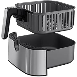 Cesta de Repuesto para Freidora de Aire Innsky de 5,5 l para Air Fryer Innsky, Cesta para Freír Antiadherente, Apta para Lavavajillas, IS-EE004