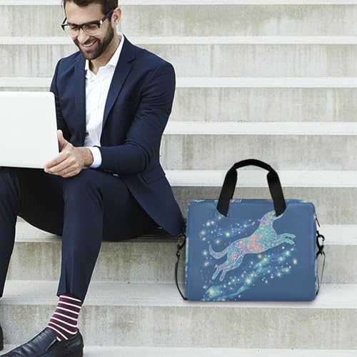 Maletín para portátil y tablet 15.6" estilo kawaii azul miniatura 3