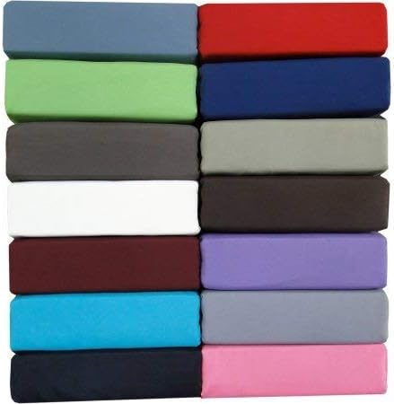 Miniatura 2 de USHA BEDDING'S 600 hilos de algodón egipcio de calidad hotelera (1 PC) sábana bajera ajustable para cama de 18 a 8.7in, totalmente elástico de