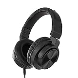 AmazonBasics - Cuffie over-ear da studio, Nero