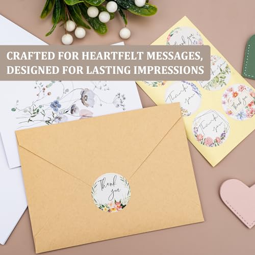 Fantasyon Pacote com 30 cartões e envelopes em branco, 10 x 15 cm, aquarela, flores silvestres, cart