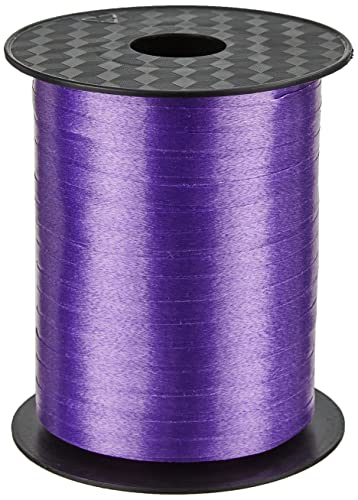 Ciao Ruban décoratif (5 mm x 460 m) Violet pour usage professionnel, idéal pour paquets cadeaux, compositions de ballons ou décorations