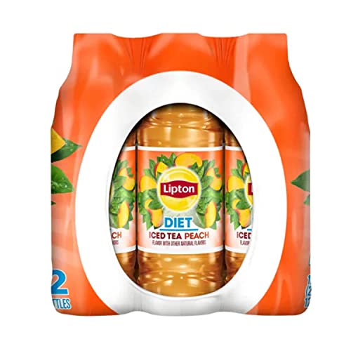 Lipton Diet Peach Iced Black Tea Plastic Bottle 16.9 Fl Oz 24 Pack By Qualitatt 10 #TOP3