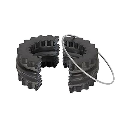 Lovejoy 36424 Size 9E 2-Piece Design S-Flex Coupling Sleeve, EPDM Rubber, 6 OD, 3 Length, 1800 in-lbs Nominal Torque