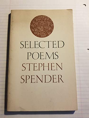 Selected Poems Stephen Spender B0038MAQZG Book Cover